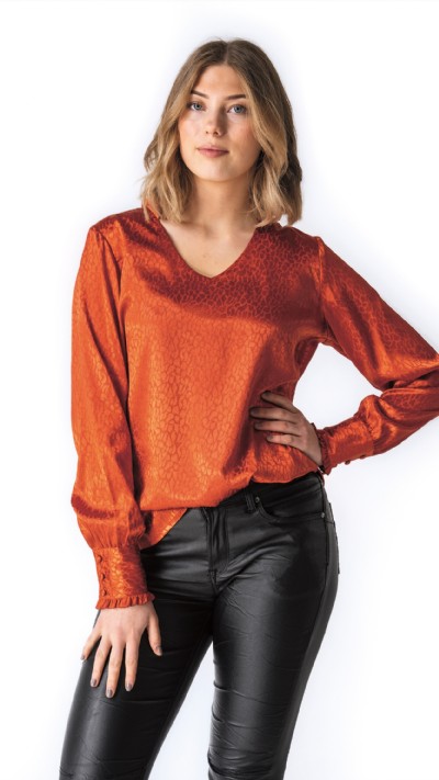 Sienna Satin Blus