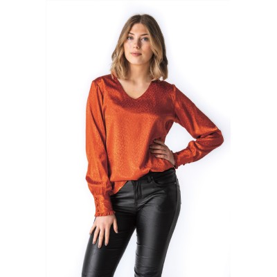 Sienna Satin Blus