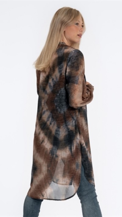 Heylin Kaftan Blue/Cashew/Cognac