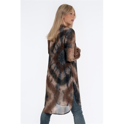 Heylin Kaftan Blue/Cashew/Cognac
