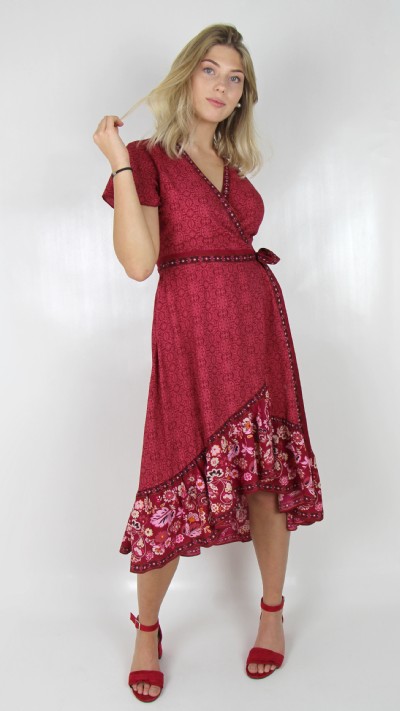Ariana Wrap Dress