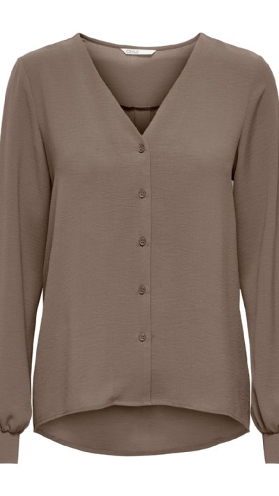 Mette V-ringad Blus