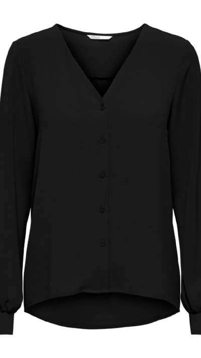 Mette V-ringad Blus