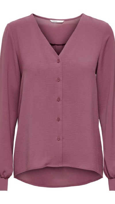 Mette V-ringad Blus
