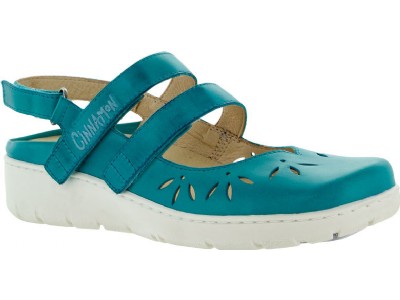 Klara Sandal-Ballerina Turkos