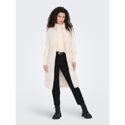 Stacy Lång Quiltad Väst