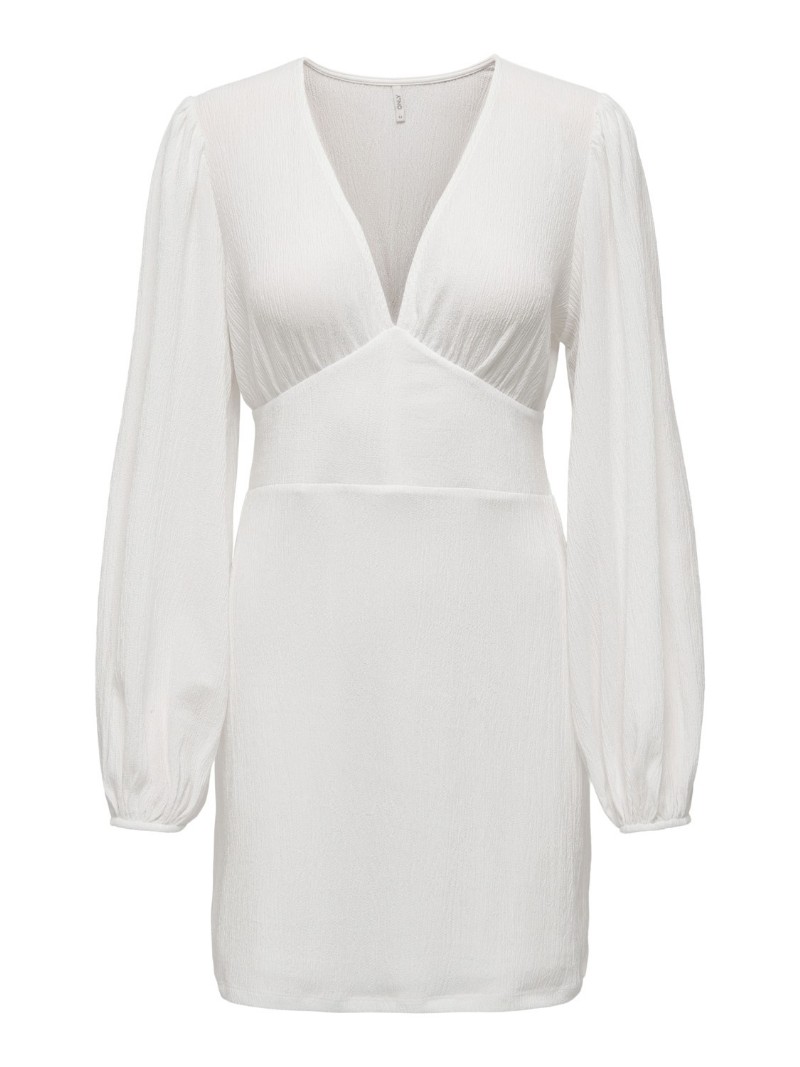 Venice V-ringad Vit Klänning m