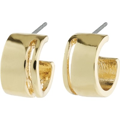 Tova Wide Hoop Earrings Gold