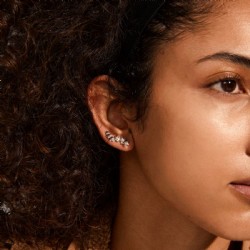 Ava Star Earrings silver