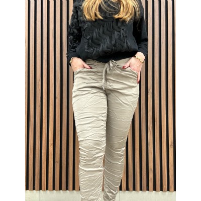 Ilma Stretchbyxa Taupe