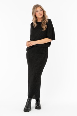 Frances Stickad Långkjol xl
