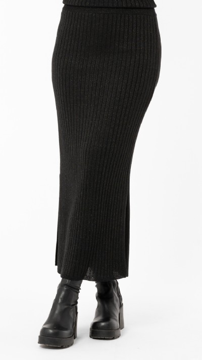 25050-Frances Stickad Långkjol