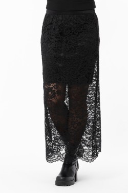 Shirley Lång Spetskjol m